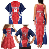 Custom Panama Football Family Matching Tank Maxi Dress and Hawaiian Shirt 2025 Vamos Los Canaleros