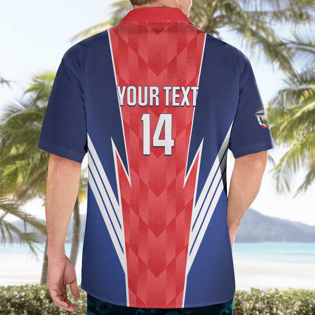 Custom Panama Football Hawaiian Shirt 2025 Vamos Los Canaleros