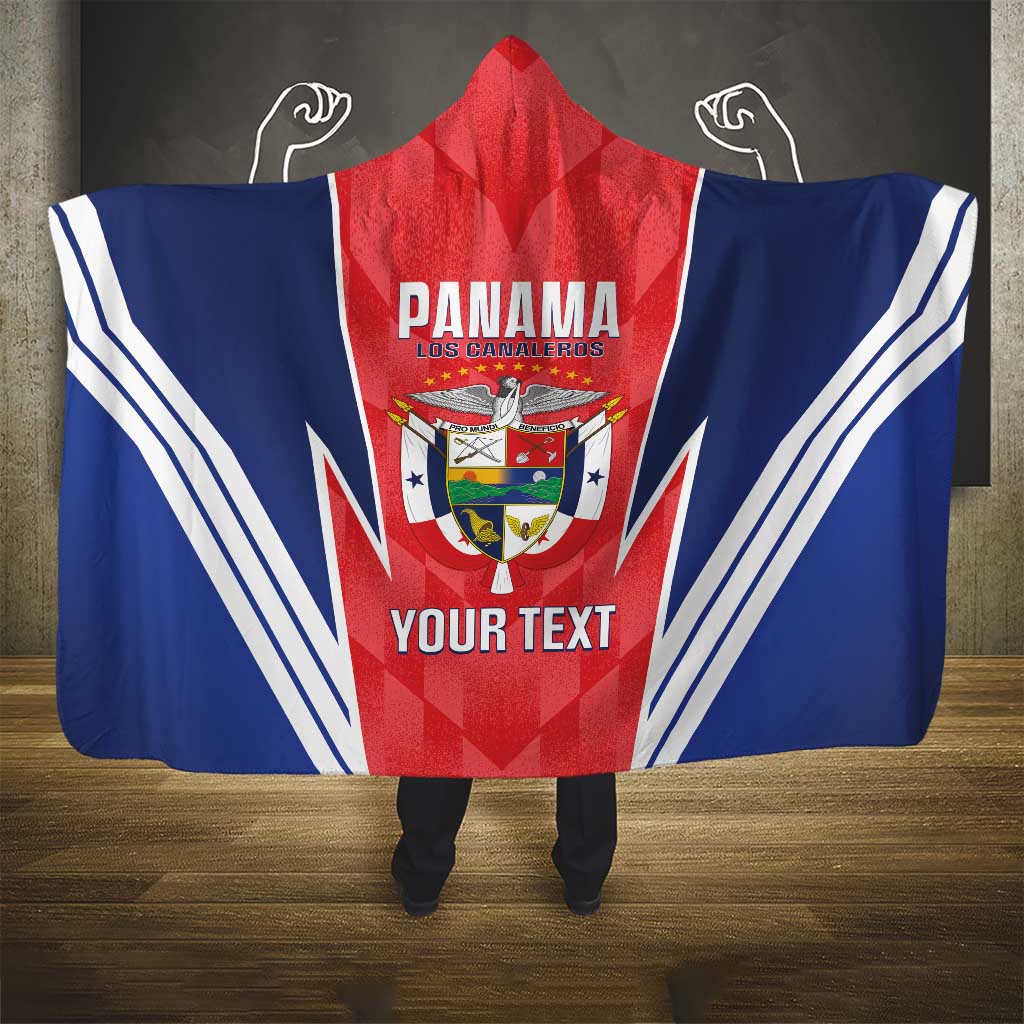 Custom Panama Football Hooded Blanket 2025 Vamos Los Canaleros