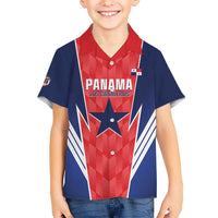 Custom Panama Football Kid Hawaiian Shirt 2025 Vamos Los Canaleros