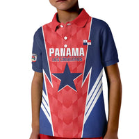 Custom Panama Football Kid Polo Shirt 2025 Vamos Los Canaleros