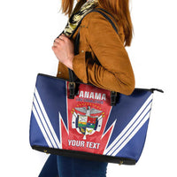 Custom Panama Football Leather Tote Bag 2025 Vamos Los Canaleros