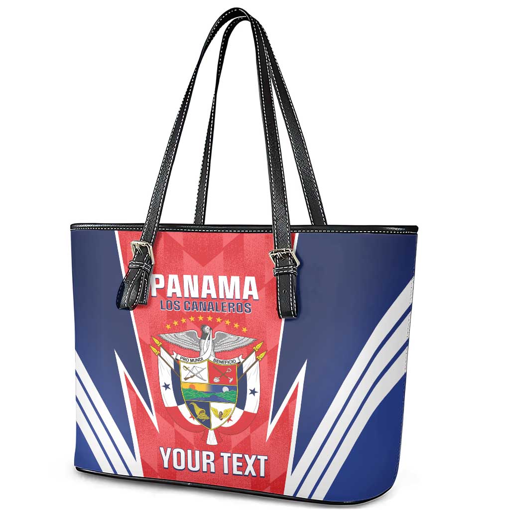 Custom Panama Football Leather Tote Bag 2025 Vamos Los Canaleros