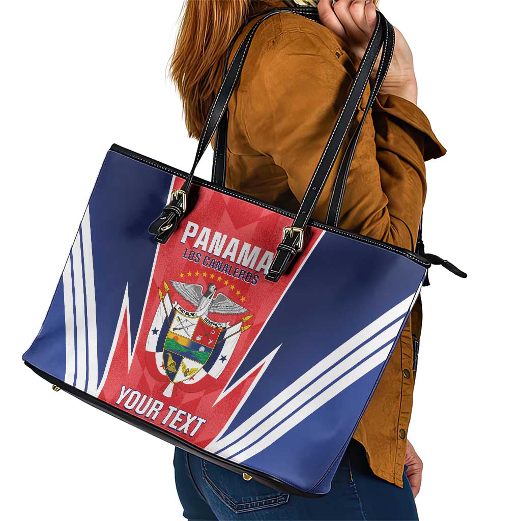 Custom Panama Football Leather Tote Bag 2025 Vamos Los Canaleros