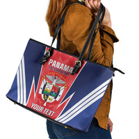 Custom Panama Football Leather Tote Bag 2025 Vamos Los Canaleros