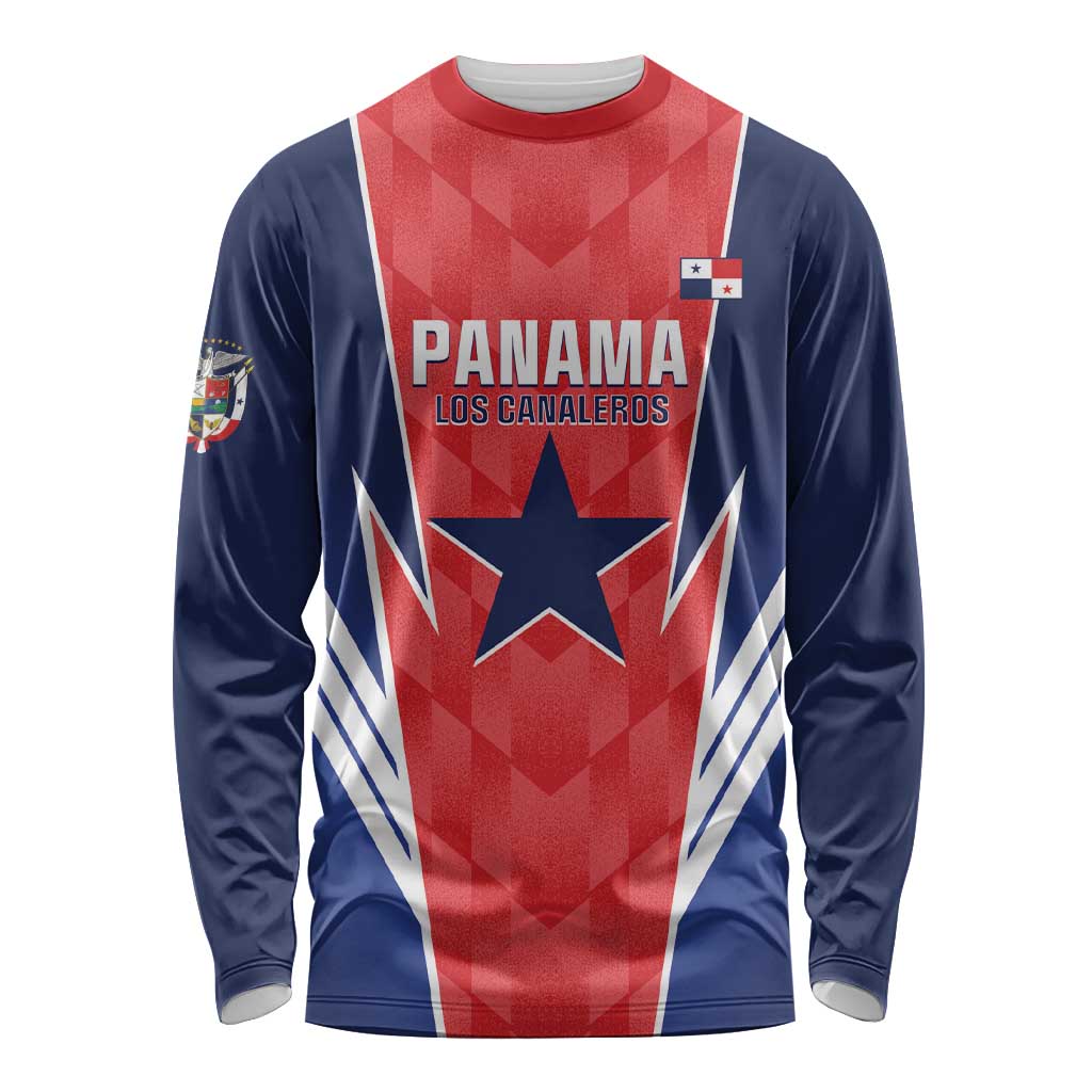 Custom Panama Football Long Sleeve Shirt 2025 Vamos Los Canaleros