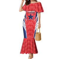 Custom Panama Football Mermaid Dress 2025 Vamos Los Canaleros