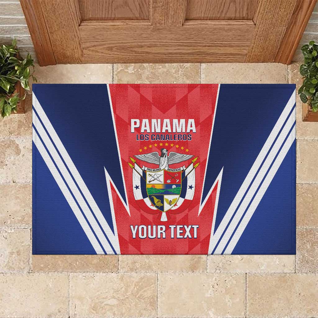 Custom Panama Football Rubber Doormat 2025 Vamos Los Canaleros