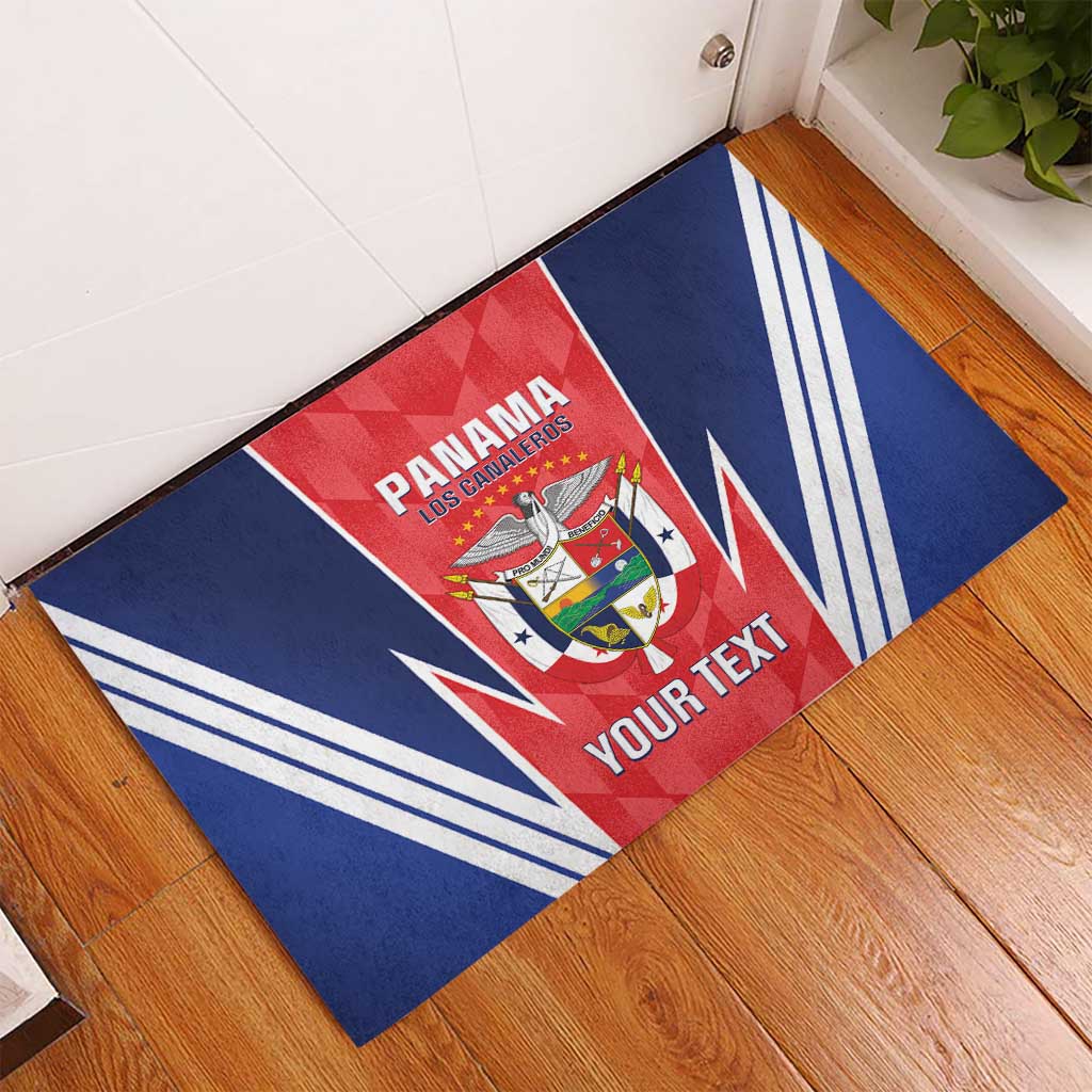 Custom Panama Football Rubber Doormat 2025 Vamos Los Canaleros