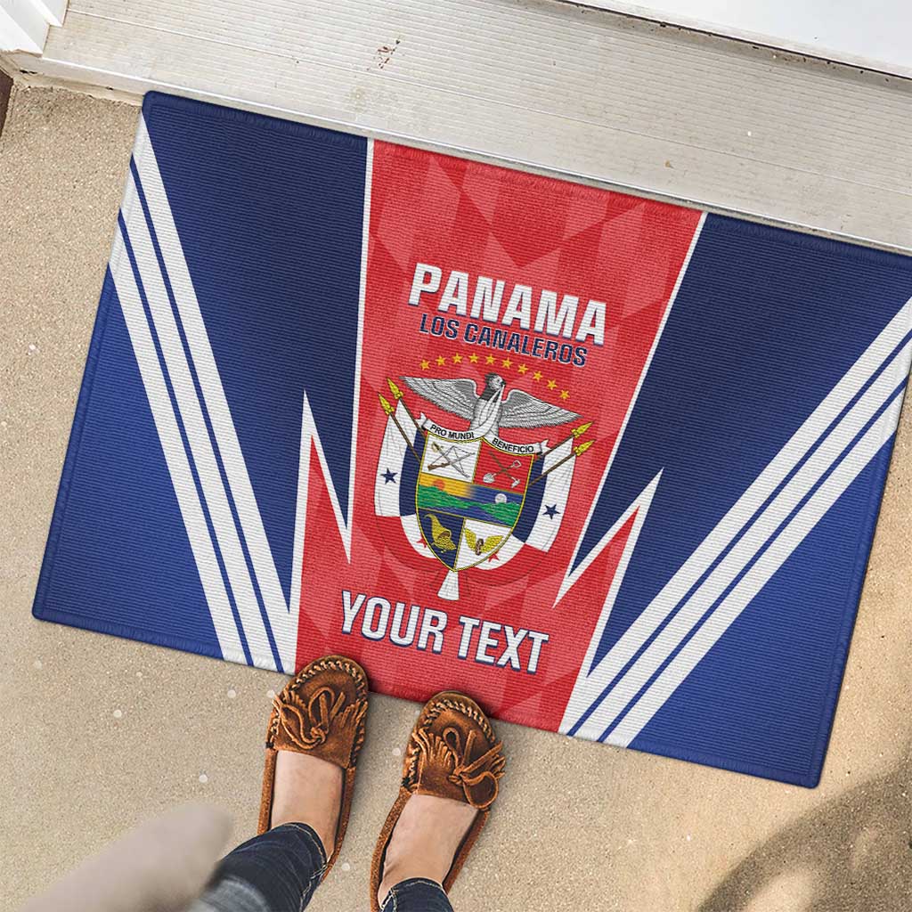 Custom Panama Football Rubber Doormat 2025 Vamos Los Canaleros