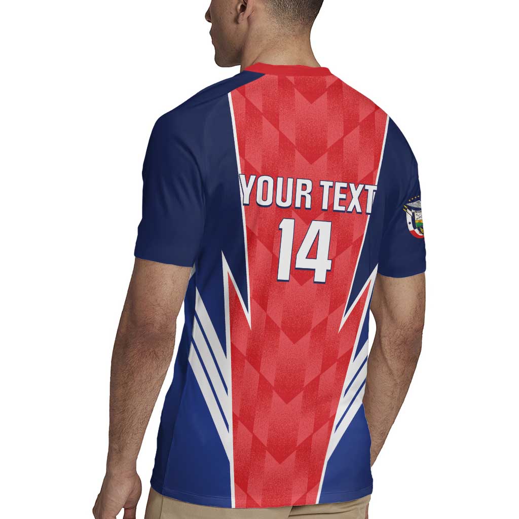 Custom Panama Football Rugby Jersey 2025 Vamos Los Canaleros