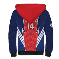 Custom Panama Football Sherpa Hoodie 2025 Vamos Los Canaleros