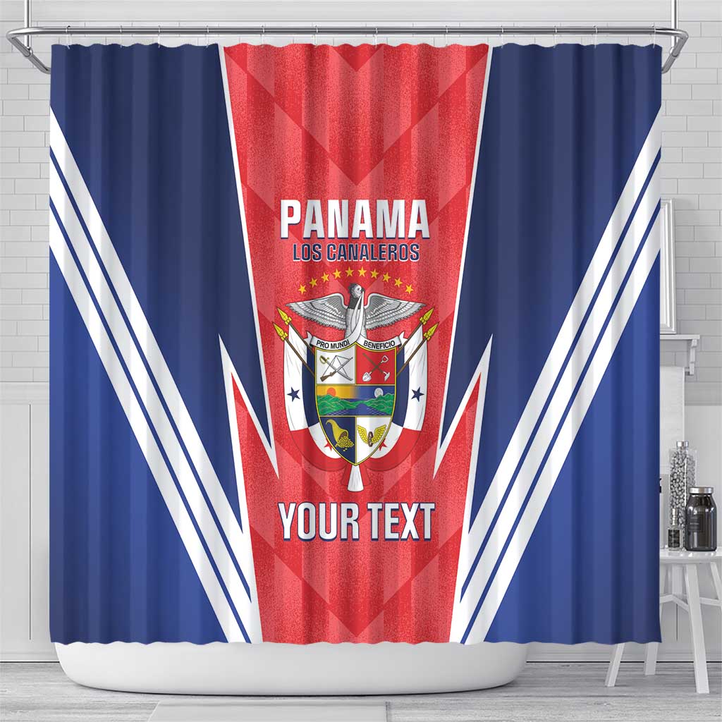 Custom Panama Football Shower Curtain 2025 Vamos Los Canaleros