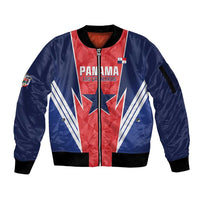 Custom Panama Football Sleeve Zip Bomber Jacket 2025 Vamos Los Canaleros