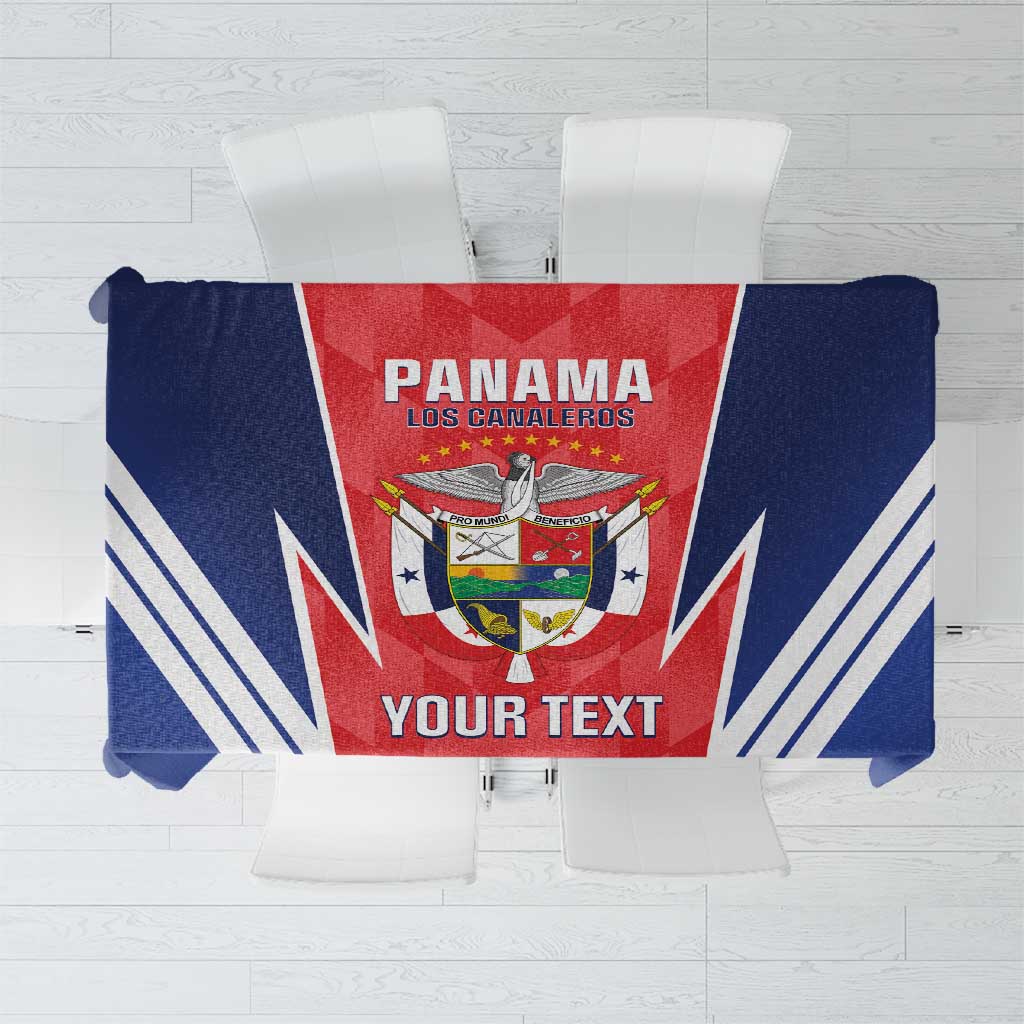 Custom Panama Football Tablecloth 2025 Vamos Los Canaleros