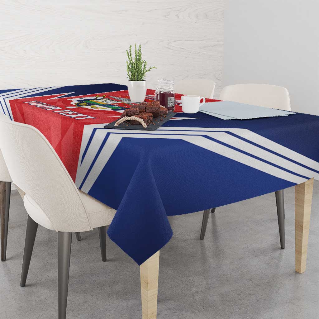 Custom Panama Football Tablecloth 2025 Vamos Los Canaleros