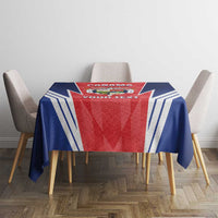 Custom Panama Football Tablecloth 2025 Vamos Los Canaleros