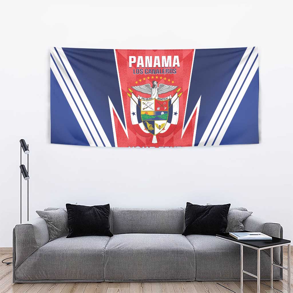 Custom Panama Football Tapestry 2025 Vamos Los Canaleros