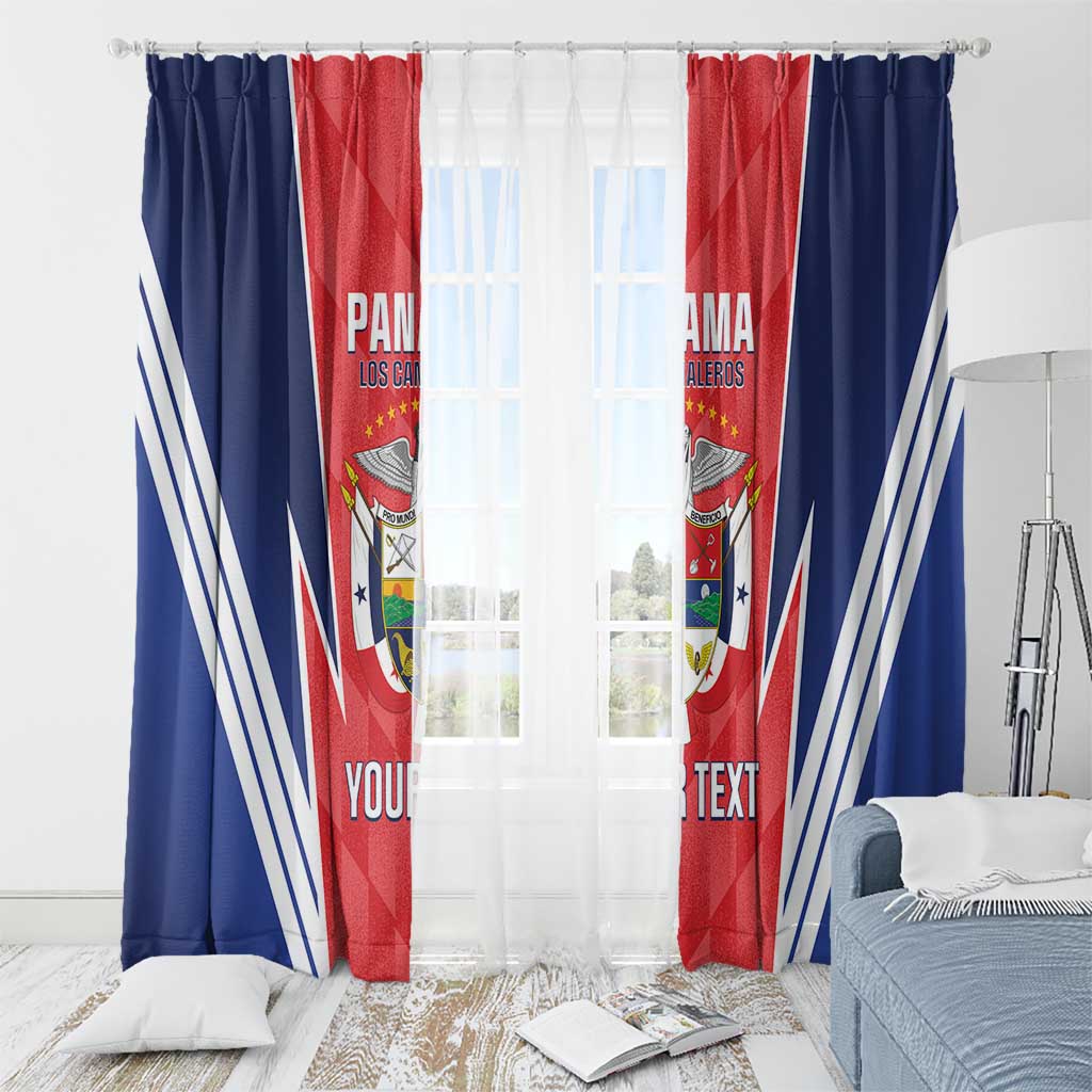 Custom Panama Football Window Curtain 2025 Vamos Los Canaleros
