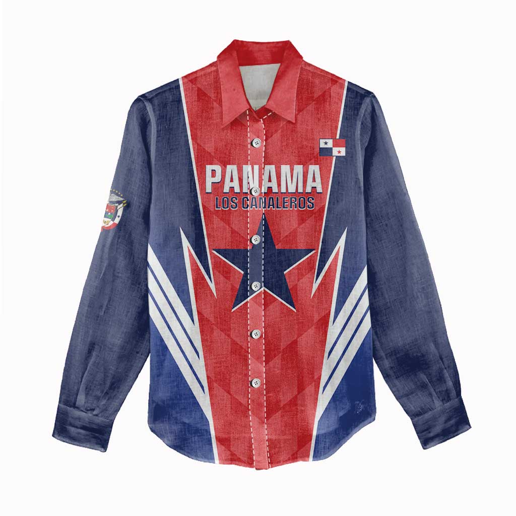 Custom Panama Football Women Casual Shirt 2025 Vamos Los Canaleros