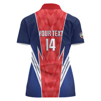 Custom Panama Football Women Polo Shirt 2025 Vamos Los Canaleros