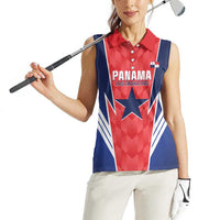 Custom Panama Football Women Sleeveless Polo Shirt 2025 Vamos Los Canaleros