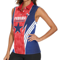 Custom Panama Football Women Sleeveless Polo Shirt 2025 Vamos Los Canaleros