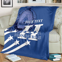 Custom Honduras Football Blanket 2025 Vamos Los Catrachos