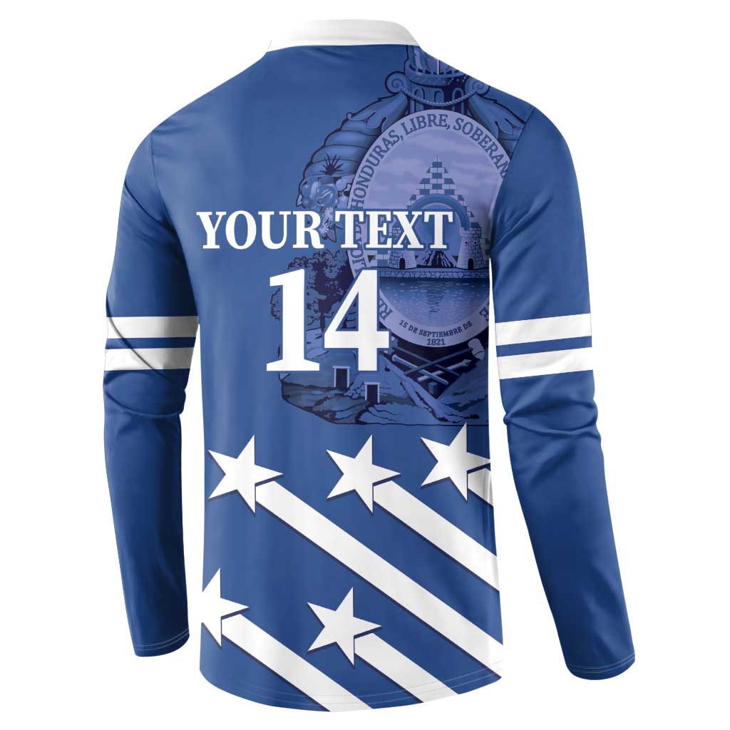 Custom Honduras Football Button Sweatshirt 2025 Vamos Los Catrachos