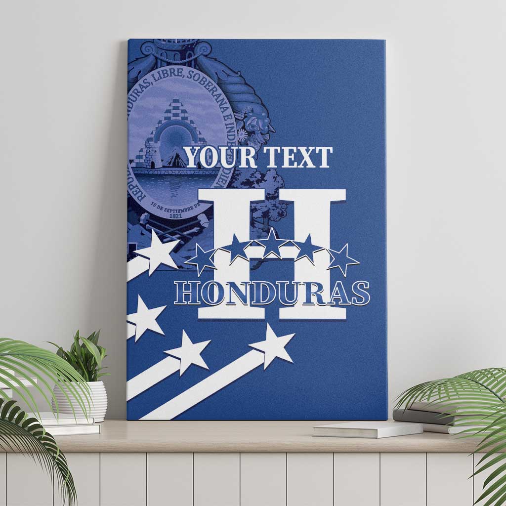 Custom Honduras Football Canvas Wall Art 2025 Vamos Los Catrachos