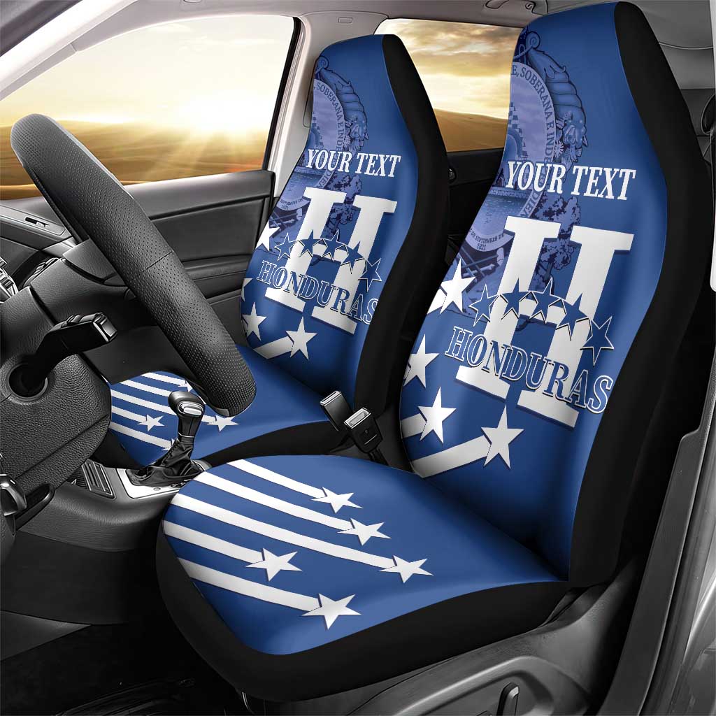 Custom Honduras Football Car Seat Cover 2025 Vamos Los Catrachos