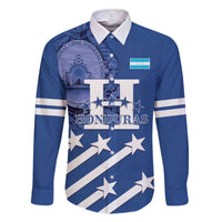 Custom Honduras Football Family Matching Off The Shoulder Long Sleeve Dress and Hawaiian Shirt 2025 Vamos Los Catrachos