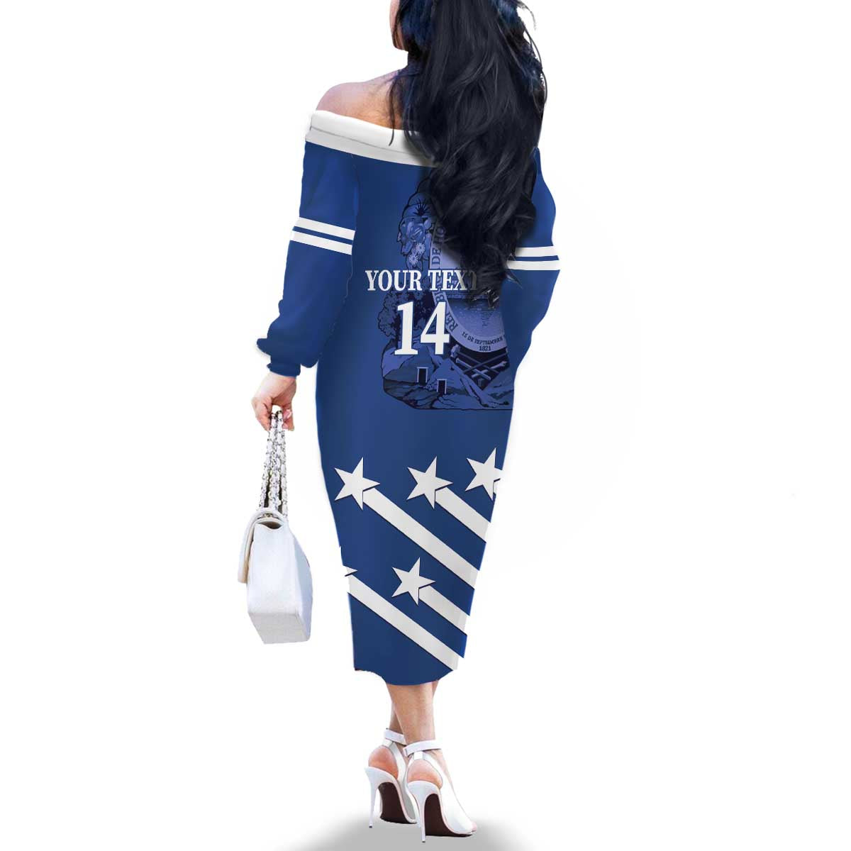 Custom Honduras Football Family Matching Off The Shoulder Long Sleeve Dress and Hawaiian Shirt 2025 Vamos Los Catrachos