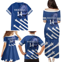 Custom Honduras Football Family Matching Puletasi and Hawaiian Shirt 2025 Vamos Los Catrachos