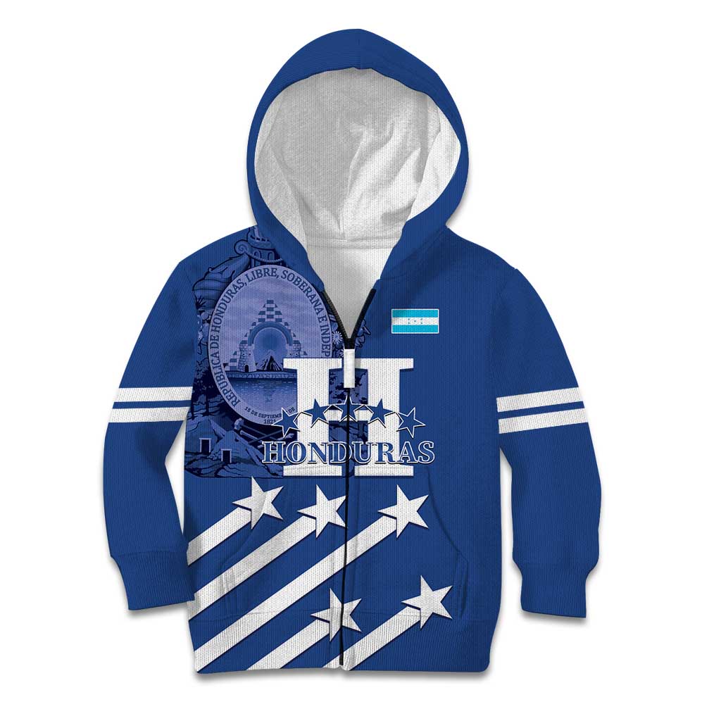 Custom Honduras Football Kid Hoodie 2025 Vamos Los Catrachos