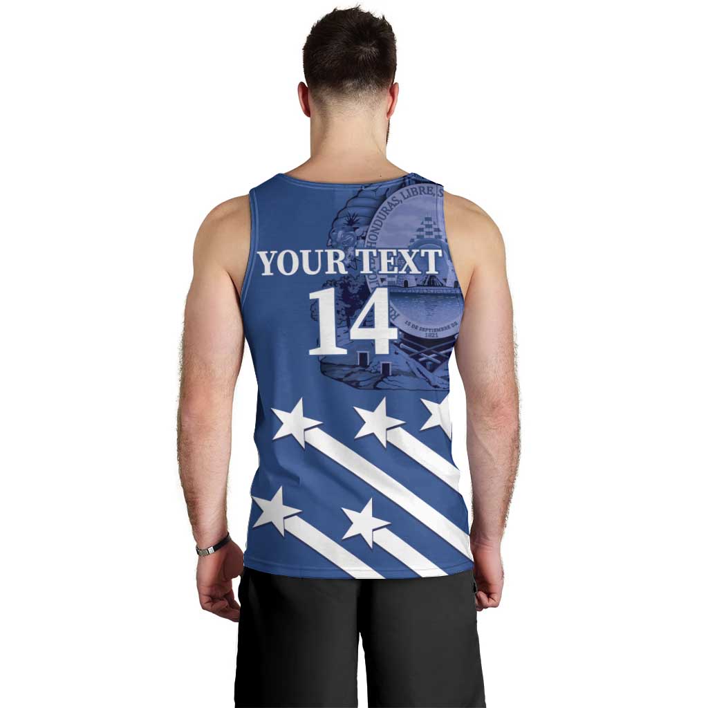 Custom Honduras Football Men Tank Top 2025 Vamos Los Catrachos