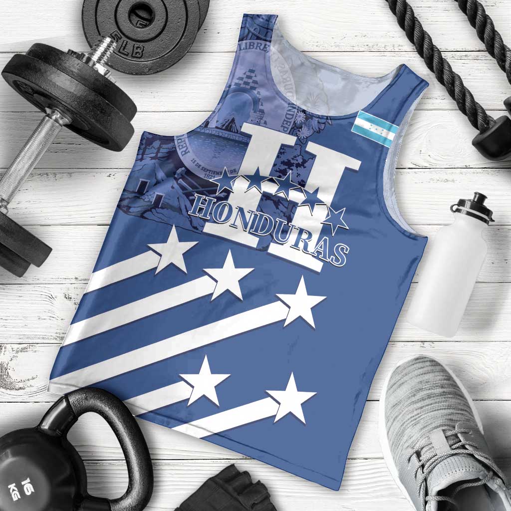 Custom Honduras Football Men Tank Top 2025 Vamos Los Catrachos