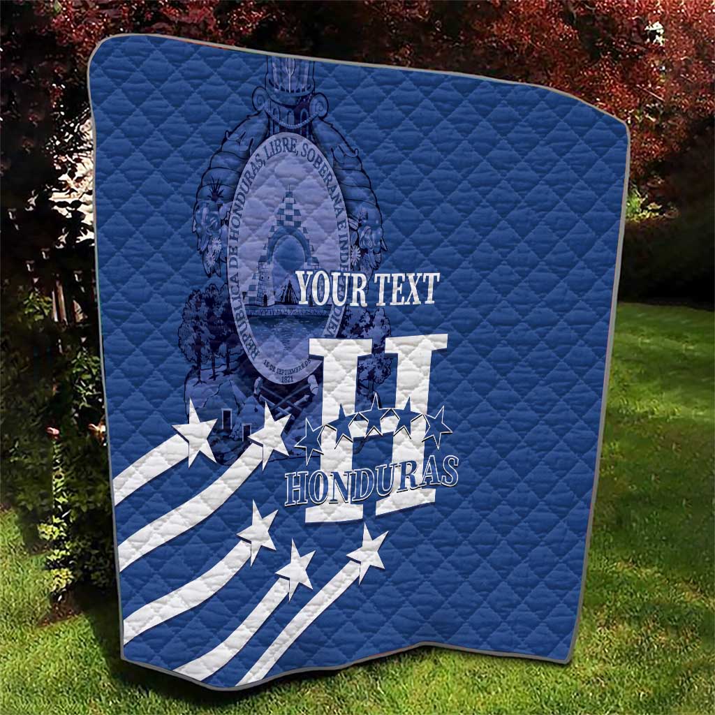 Custom Honduras Football Quilt 2025 Vamos Los Catrachos