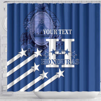 Custom Honduras Football Shower Curtain 2025 Vamos Los Catrachos
