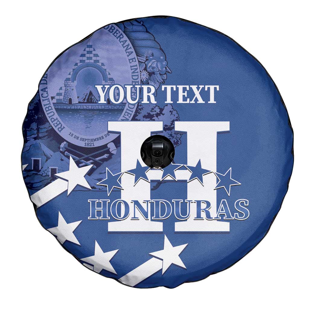 Custom Honduras Football Spare Tire Cover 2025 Vamos Los Catrachos