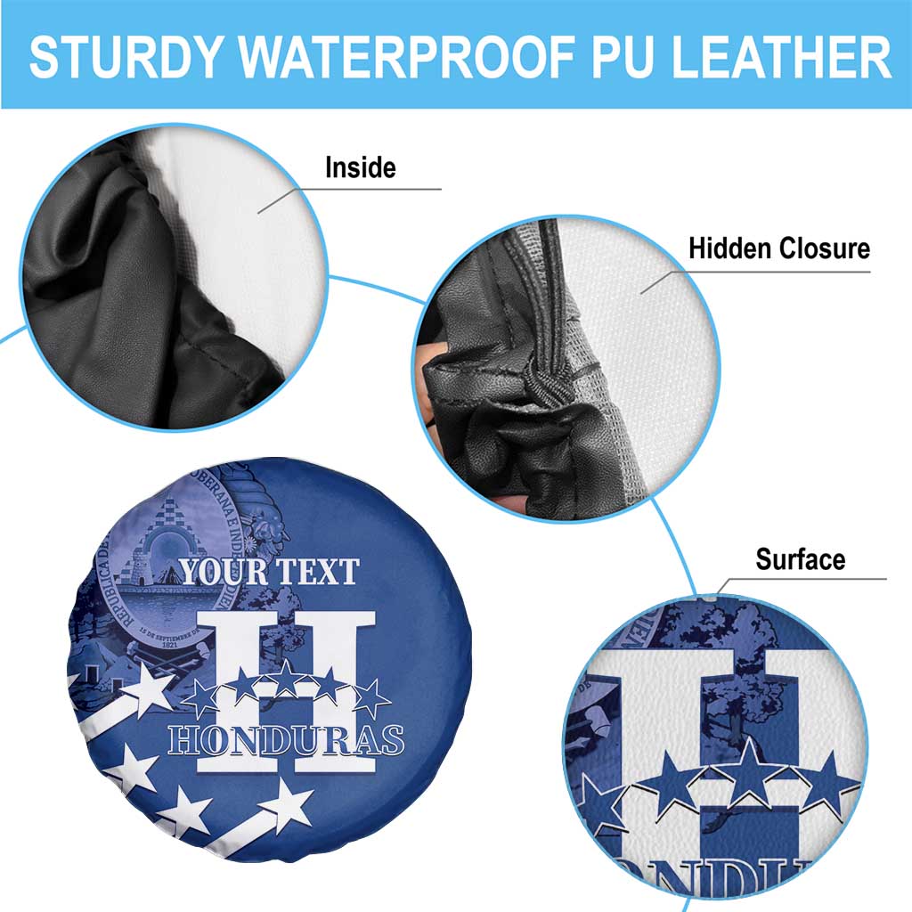 Custom Honduras Football Spare Tire Cover 2025 Vamos Los Catrachos
