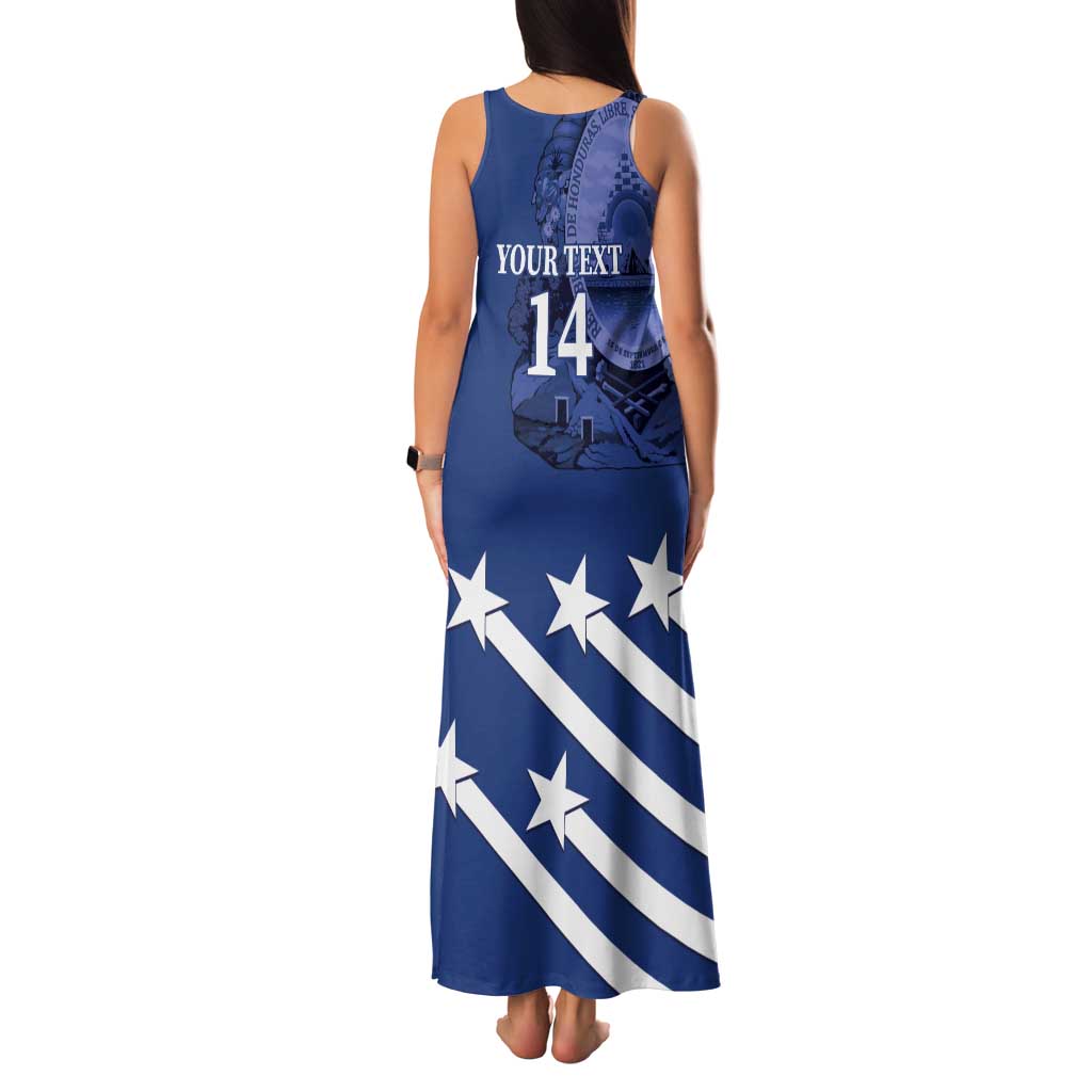 Custom Honduras Football Tank Maxi Dress 2025 Vamos Los Catrachos