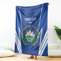 Custom El Salvador Football Blanket 2025 Vamos La Selecta