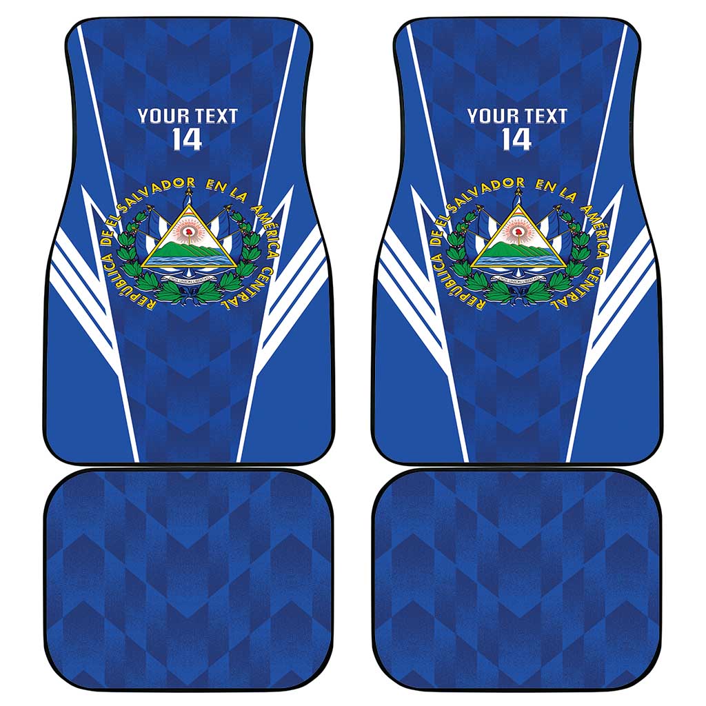 Custom El Salvador Football Car Mats 2025 Vamos La Selecta