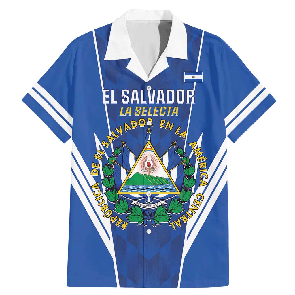 Custom El Salvador Football Family Matching Mermaid Dress and Hawaiian Shirt 2025 Vamos La Selecta