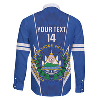 Custom El Salvador Football Family Matching Off Shoulder Short Dress and Hawaiian Shirt 2025 Vamos La Selecta