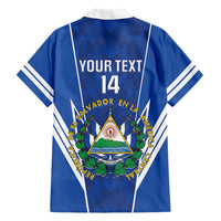 Custom El Salvador Football Family Matching Short Sleeve Bodycon Dress and Hawaiian Shirt 2025 Vamos La Selecta