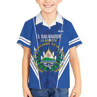 Custom El Salvador Football Family Matching Short Sleeve Bodycon Dress and Hawaiian Shirt 2025 Vamos La Selecta