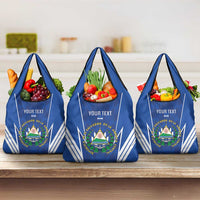 Custom El Salvador Football Grocery Bag 2025 Vamos La Selecta