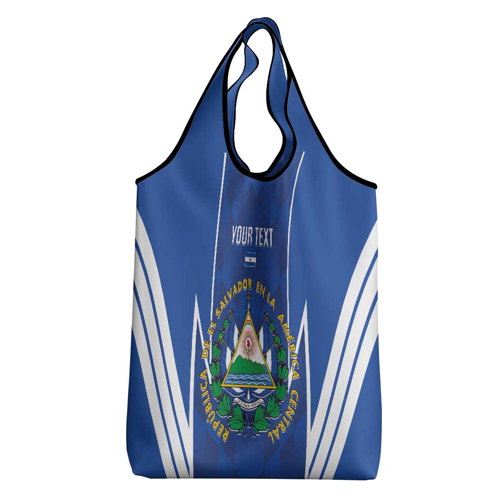 Custom El Salvador Football Grocery Bag 2025 Vamos La Selecta